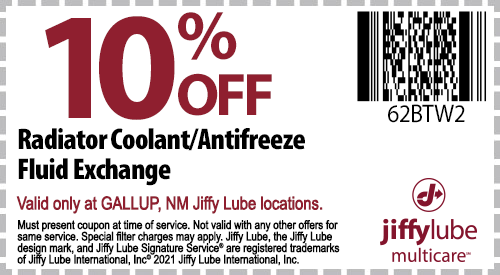 Jiffy Lube Oil Change Coupon