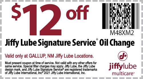 Jiffy Lube Oil Change Coupon