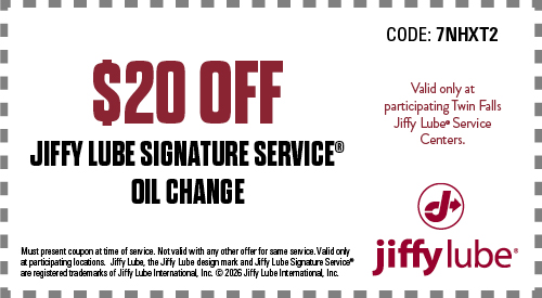 Jiffy Lube Oil Change Coupon